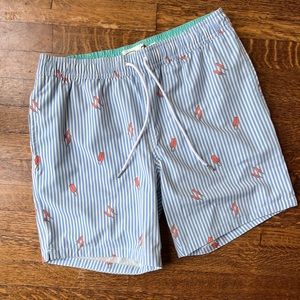 Bonobos | Riviera Swim Trunks | Dreamsicle Print | Size Small